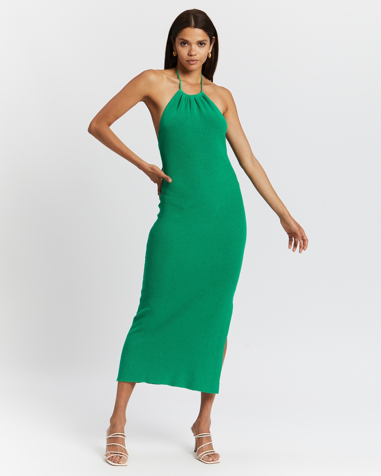 AERE Halter Knit Dress - AirRobe
