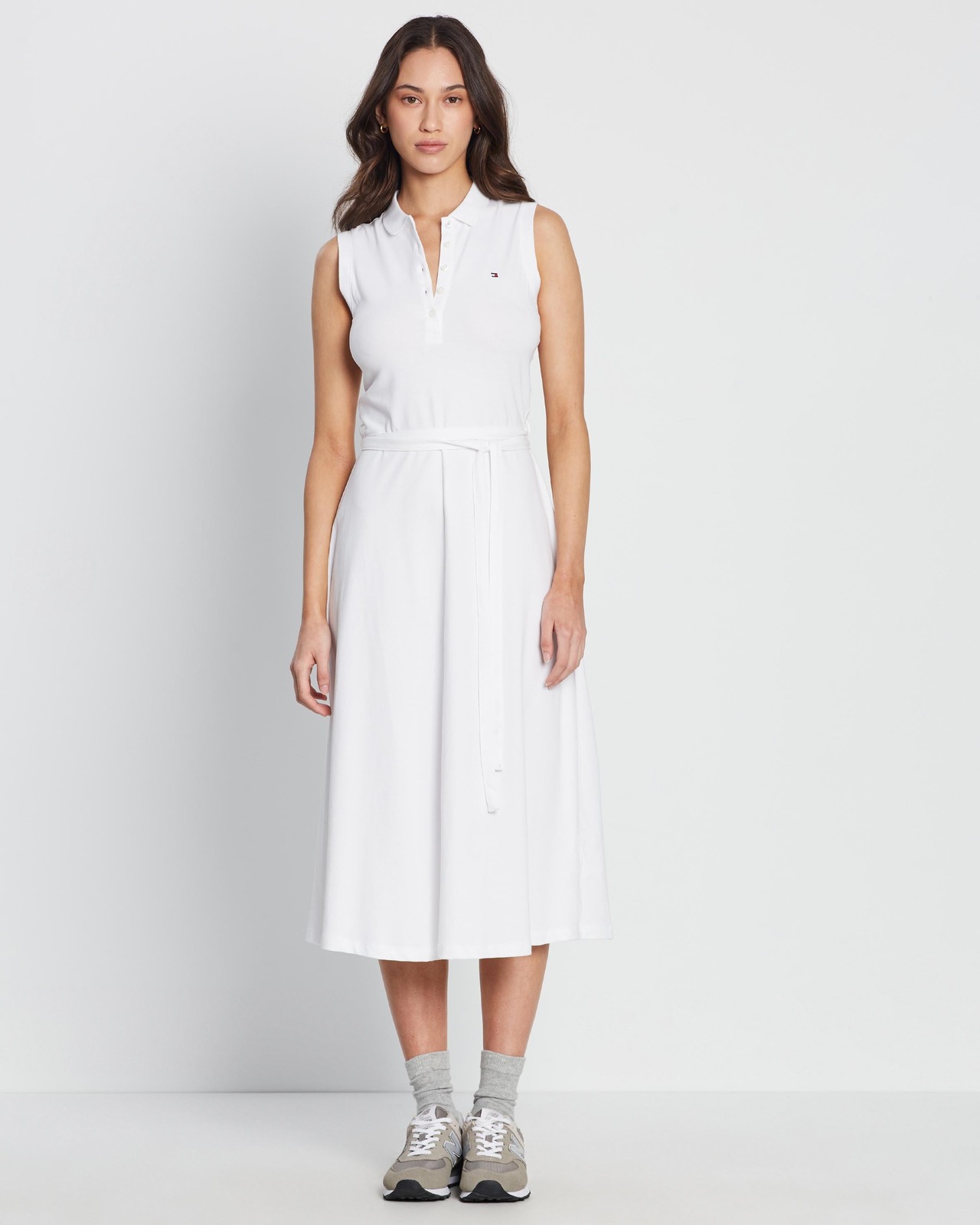 Tommy Hilfiger Fit And Flare Sleeveless Polo Dress - AirRobe