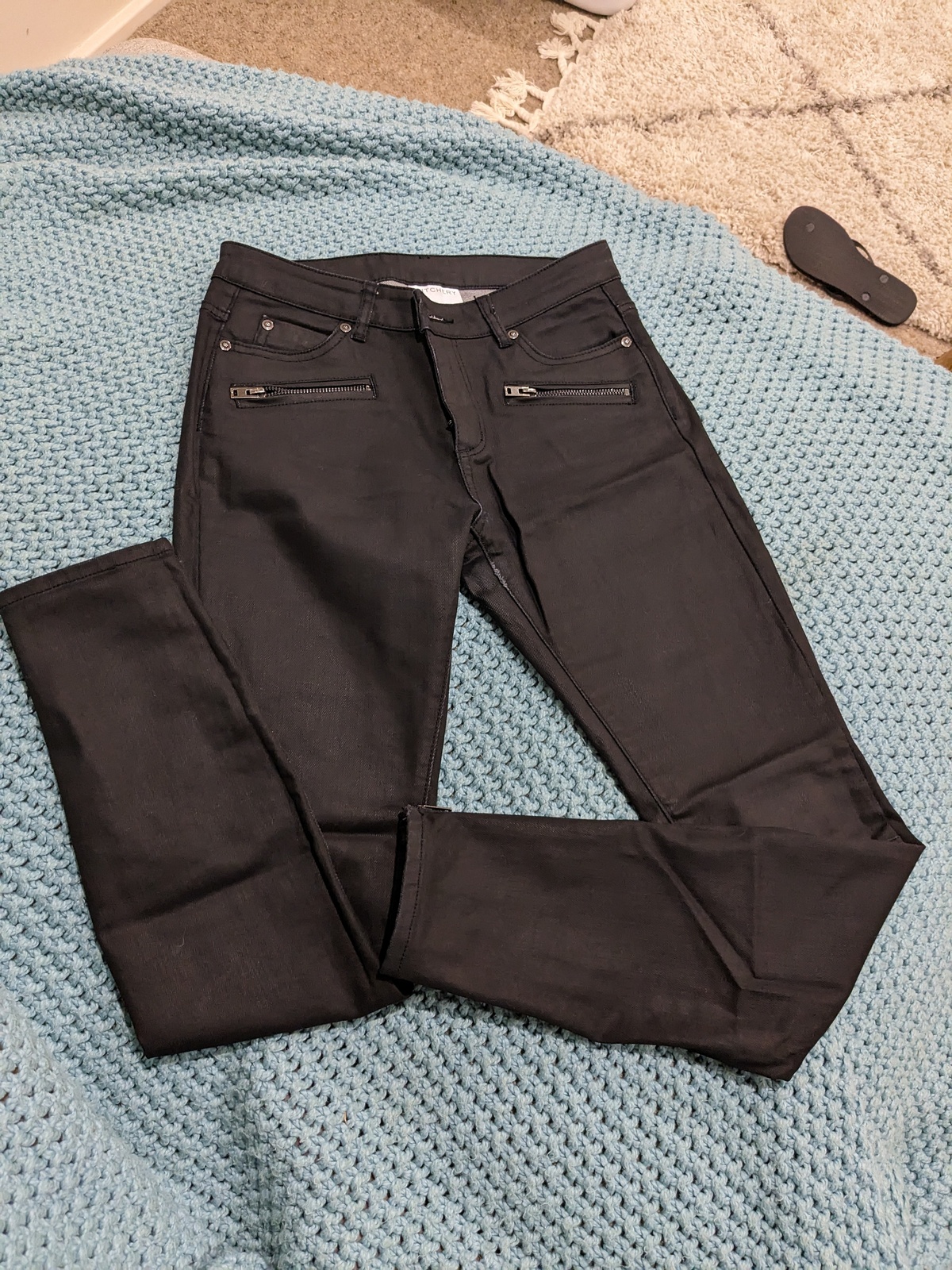 Wax Black Skinny Jeans