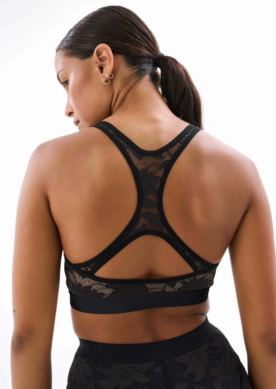HIGH LINE SPORTS BRA IN BLACK