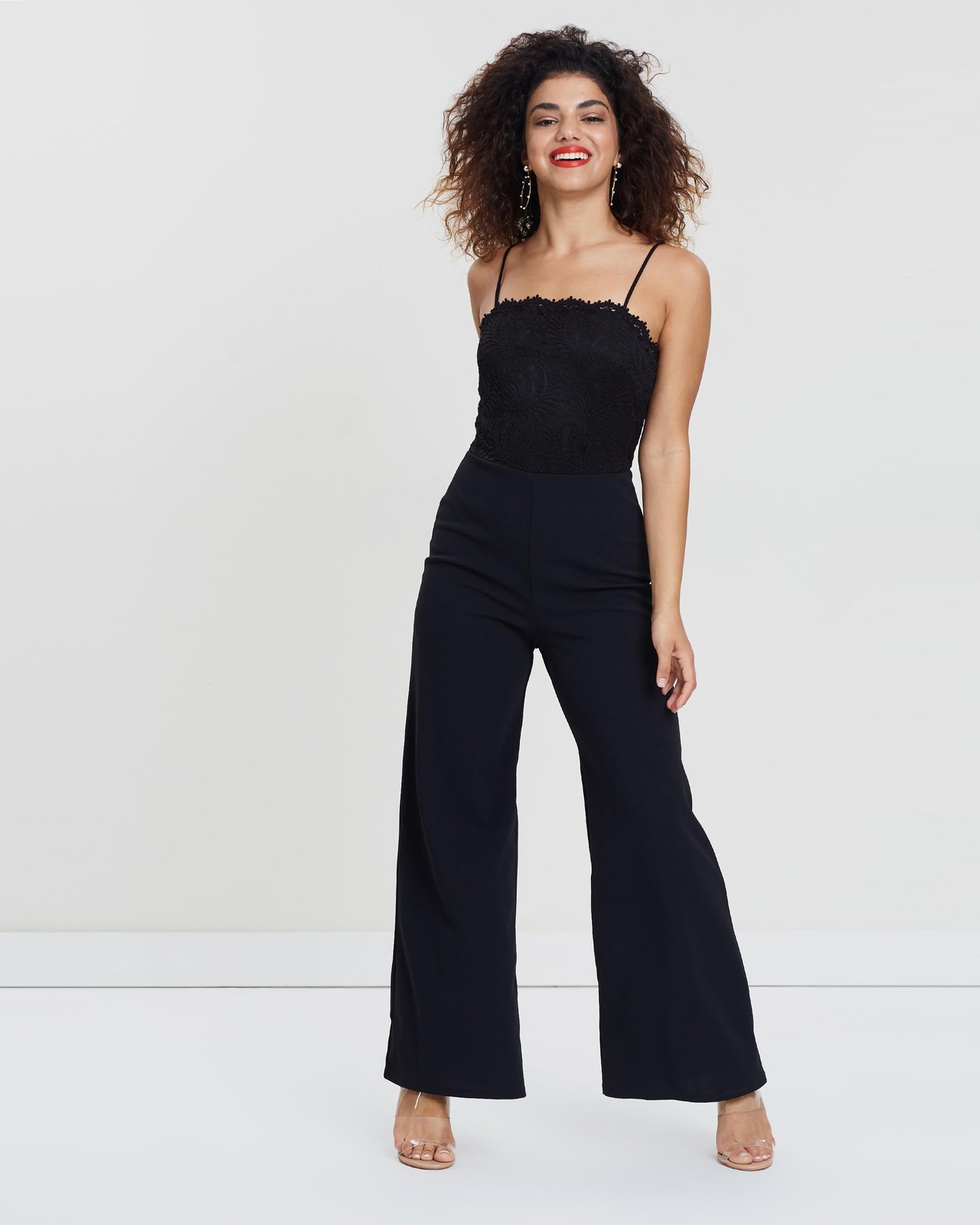 Lace Top Jumpsuit