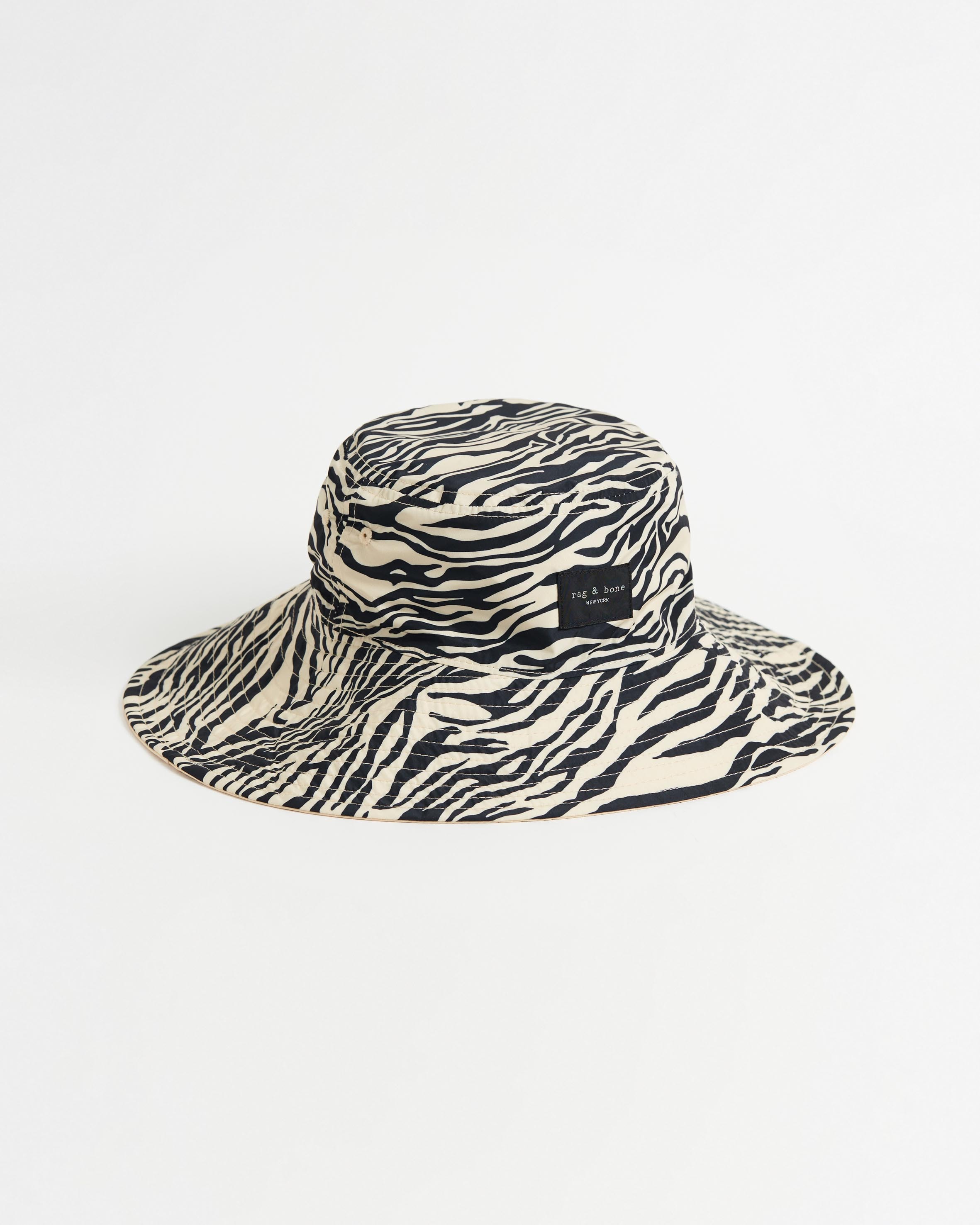 Rag & Bone Off-White Reversible Addison Cruise Bucket Hat rag & bone Addison Printed Cruise Hat | Saks Fifth Avenue main image 4