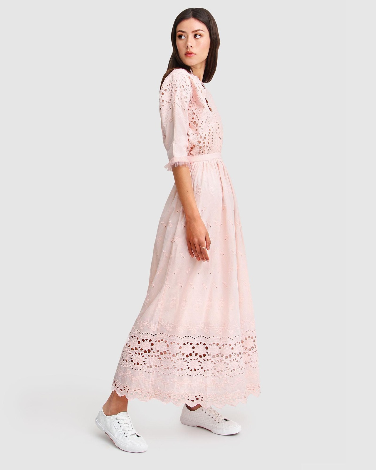 all eyes on you midi dress Polka Midi Dress All Eyes On You