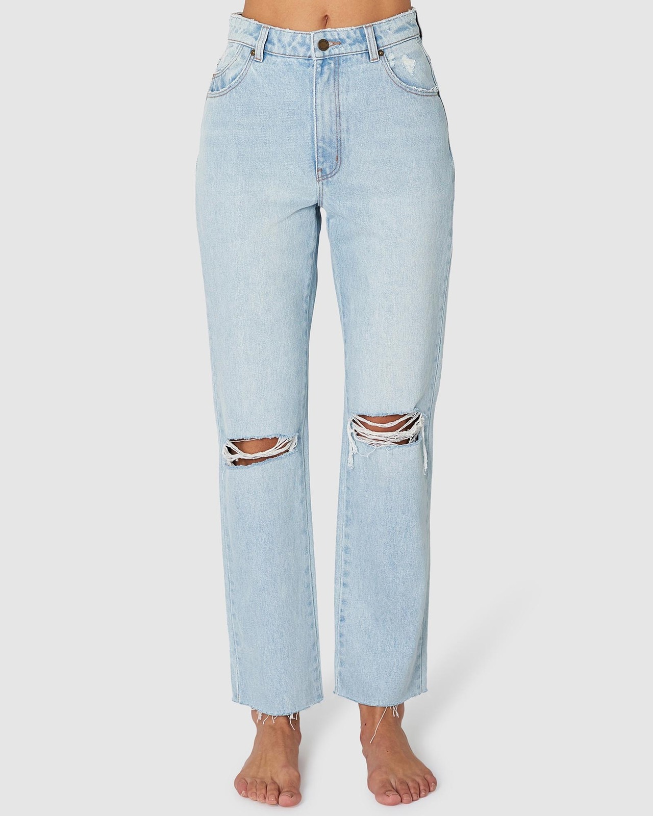 Original Straight Layla Bleach Worn Jeans