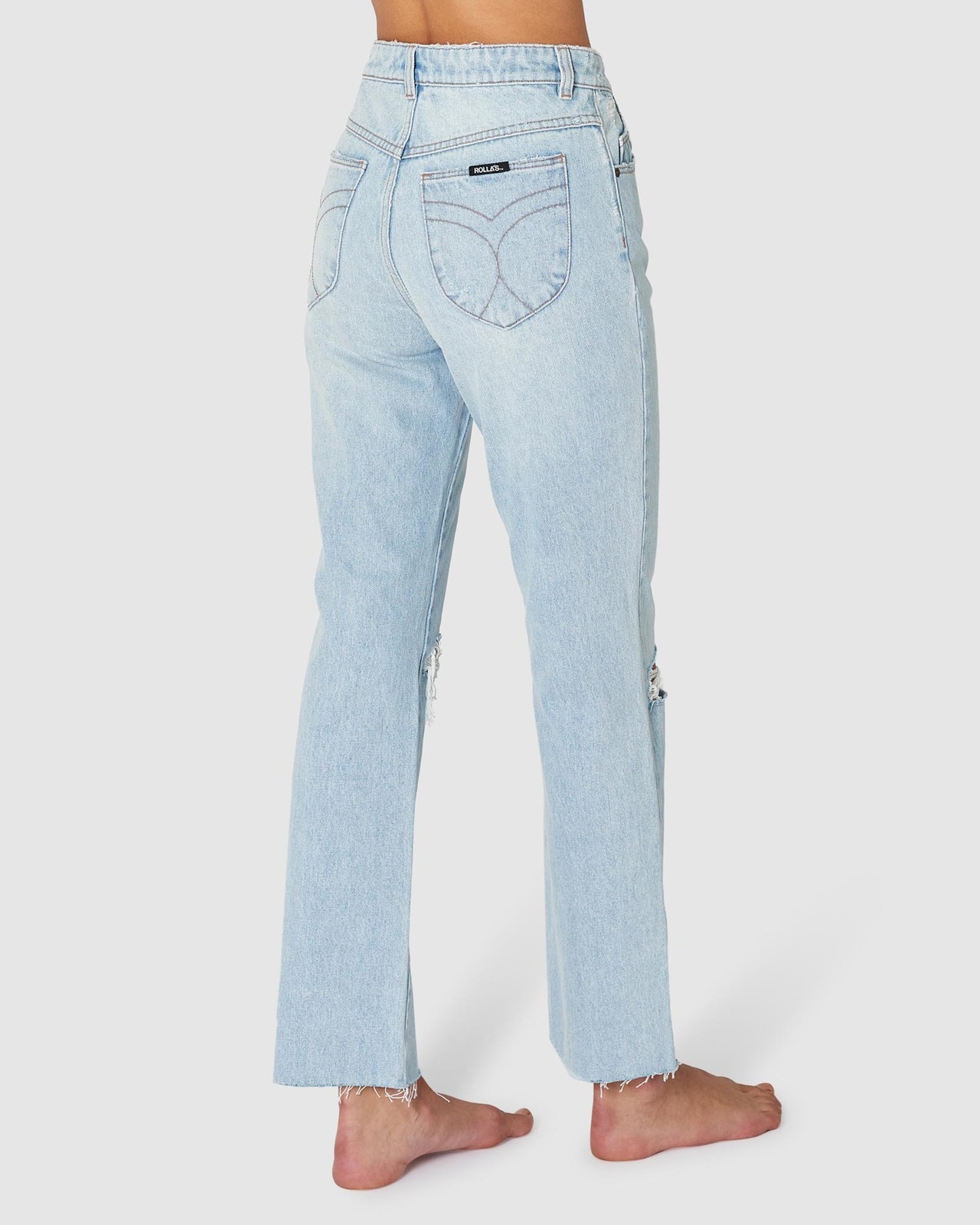 Original Straight Layla Bleach Worn Jeans