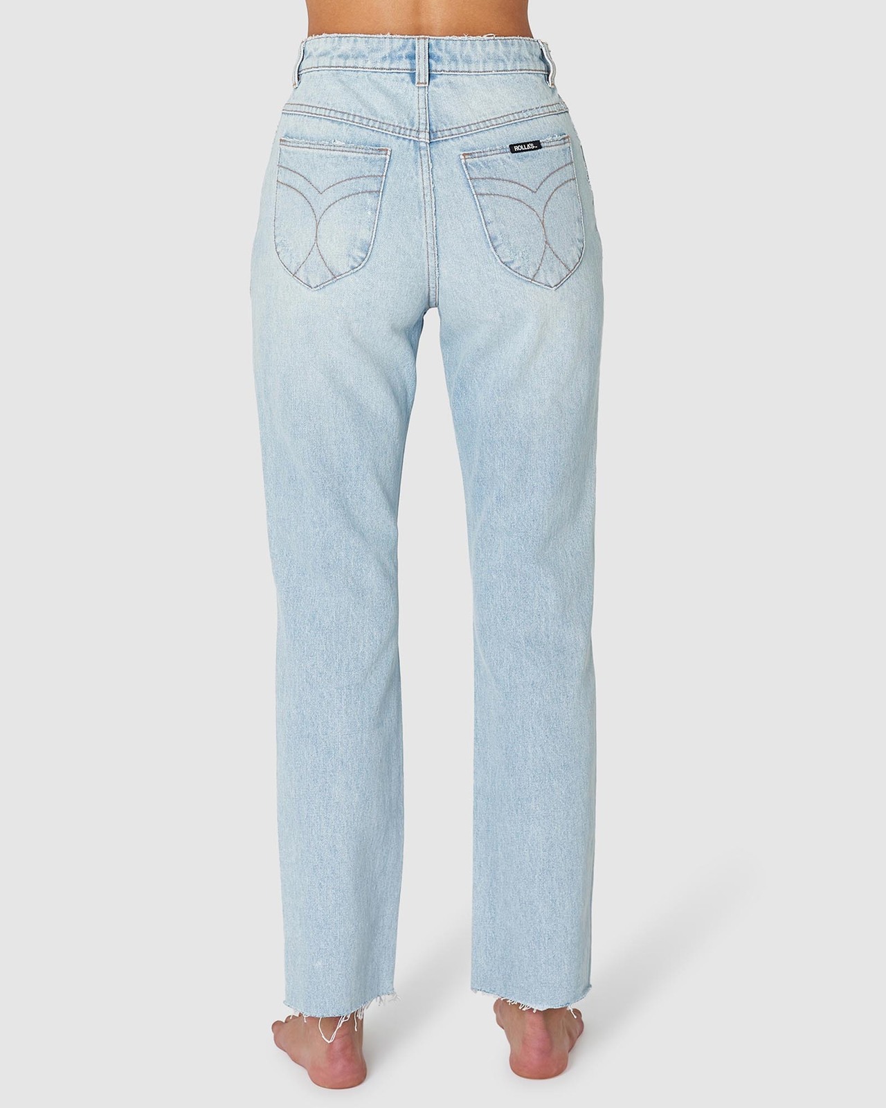 Original Straight Layla Bleach Worn Jeans