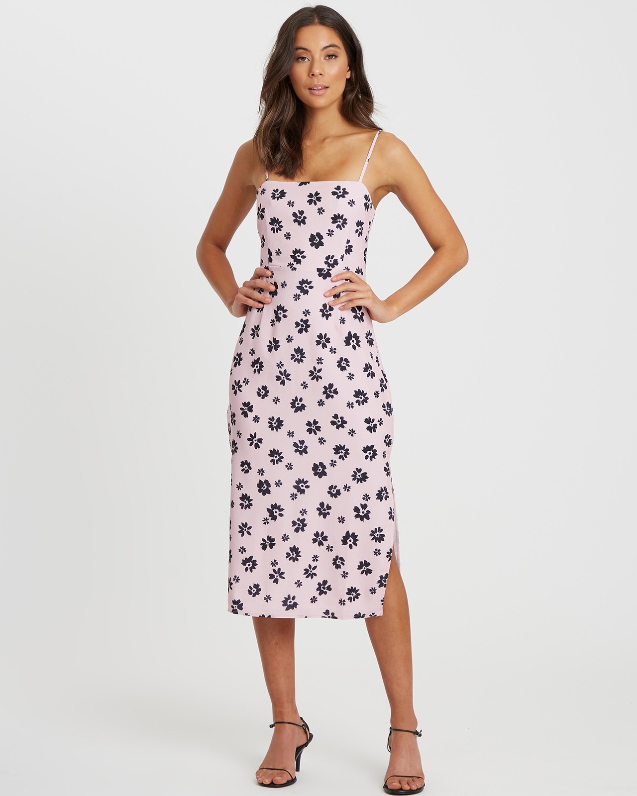June Split Midi Dress