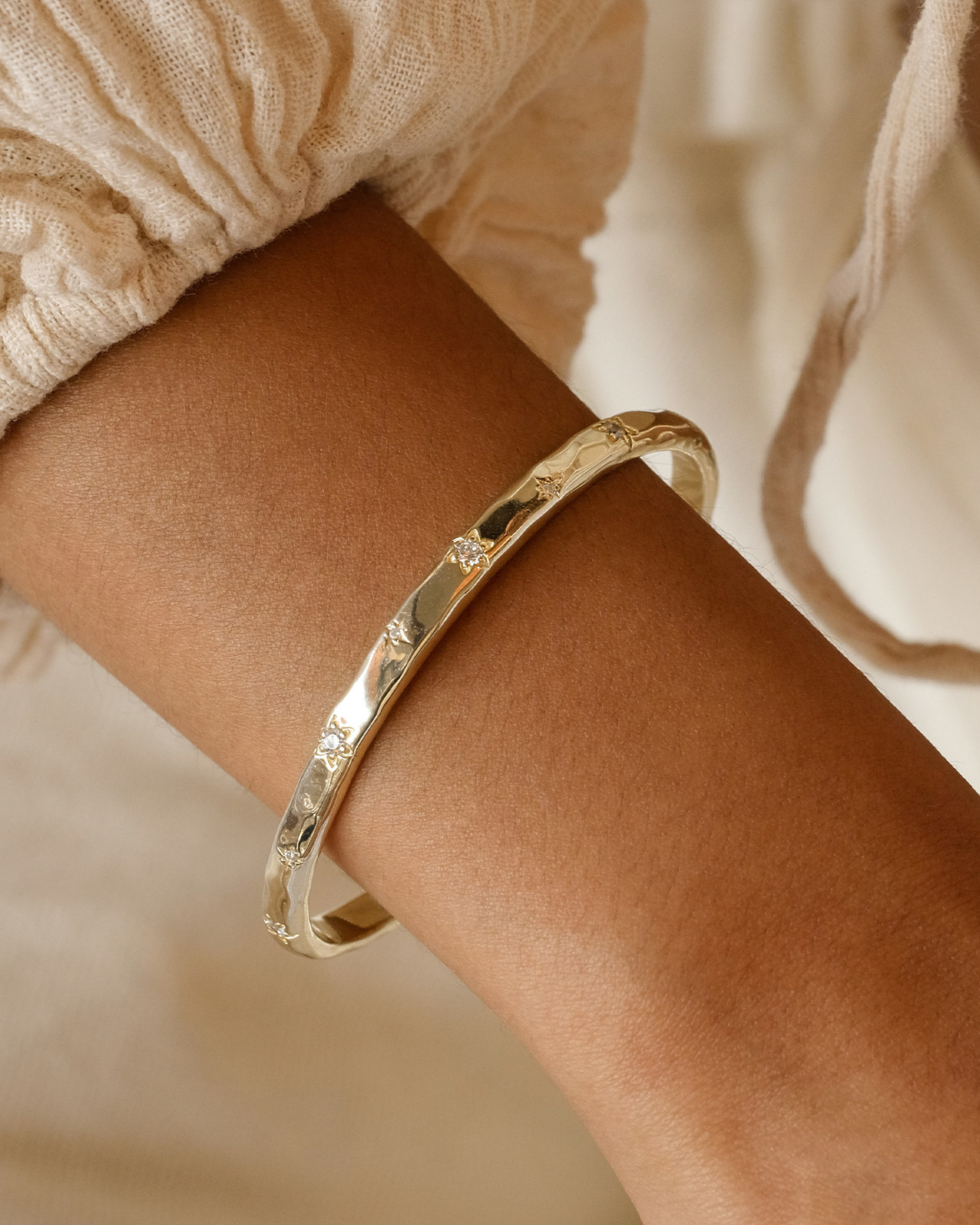 Gold Align Your Soul Cuff