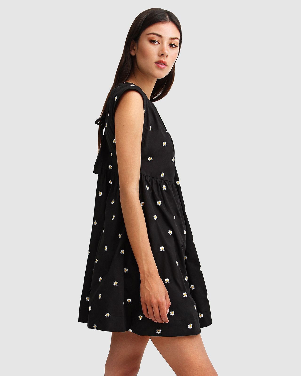 Baby Doll Embroidered Dress