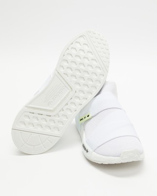 adidas gazelle silver green womens Shop White Mens adidas NMD R1 Lace Up Sneakers – Shoebacca main image 1