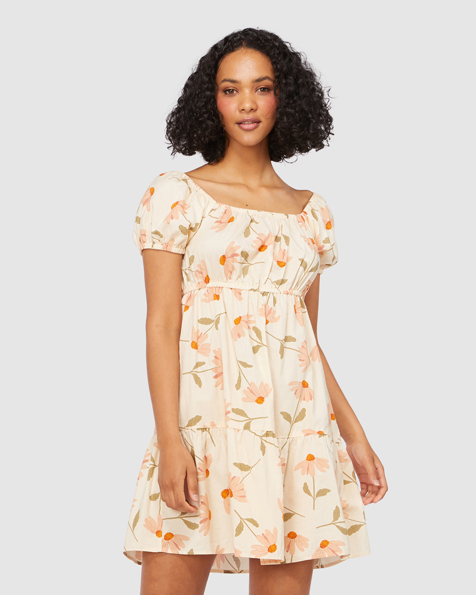 princess highway dress sale Lattice Floral Mini Dress  Princess Highway
