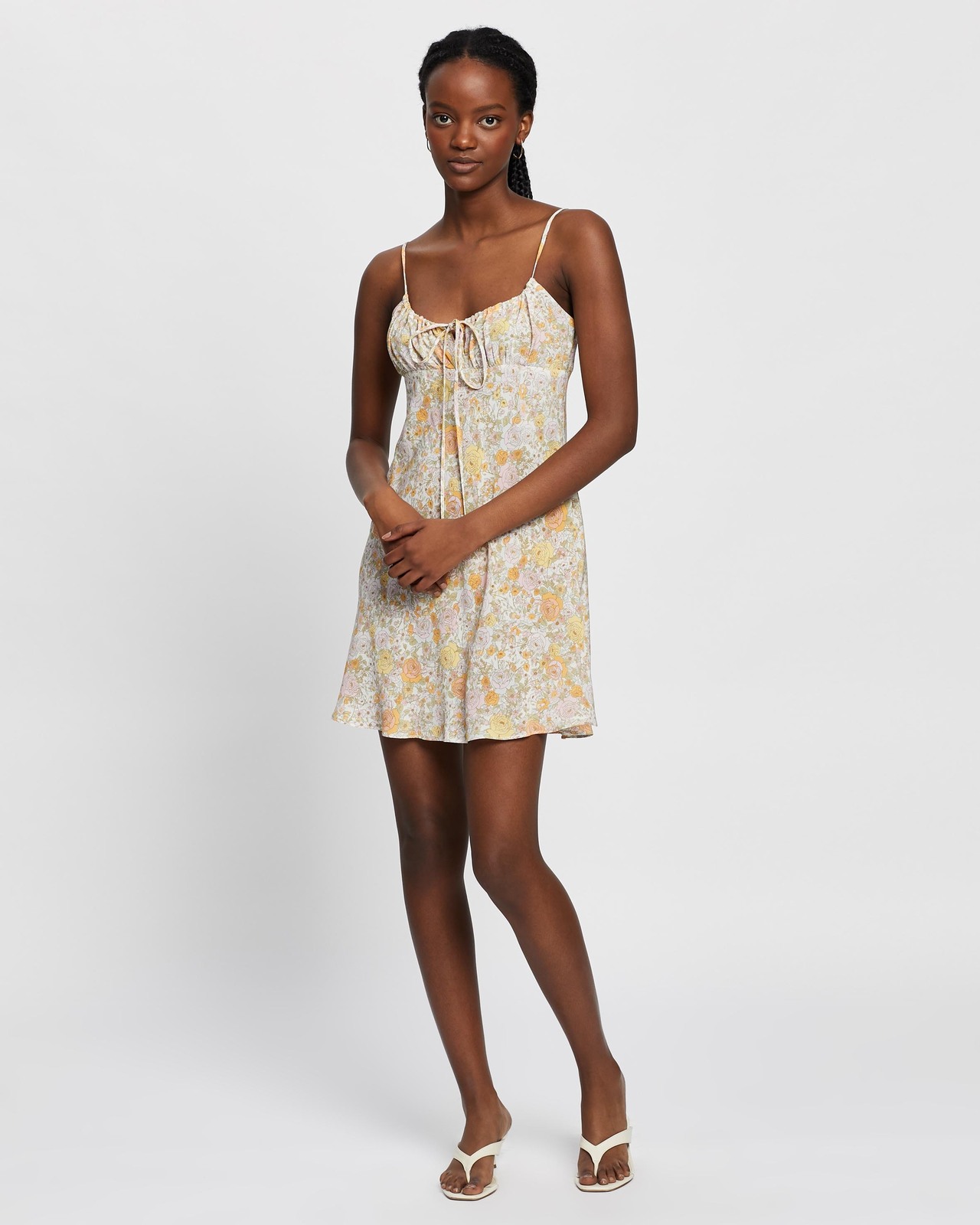 casual spring mini dress Spring/Summer Linen Mini Dress