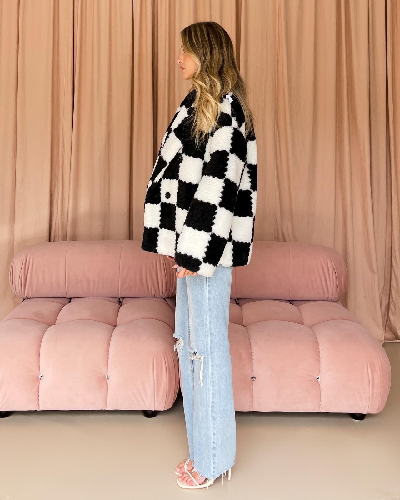 Cruella Check Coat