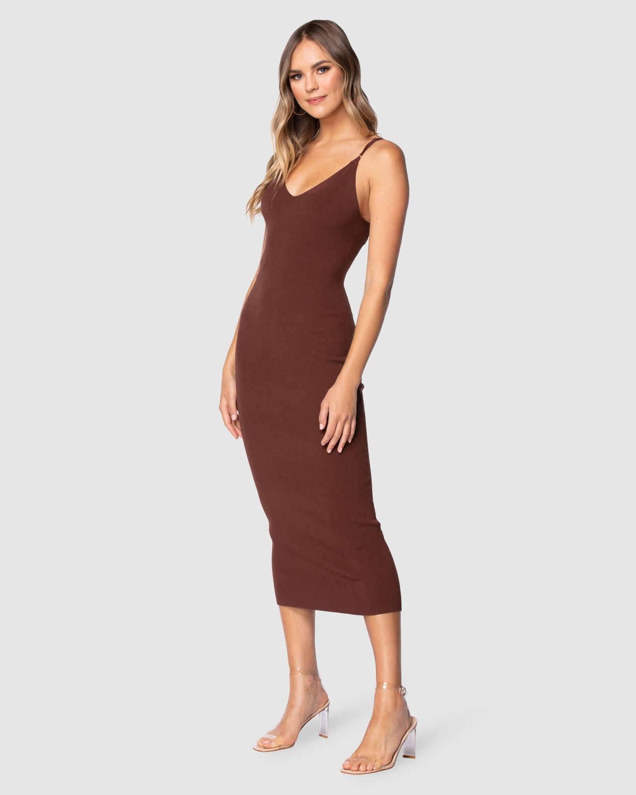 Deon Knit Midi Dress