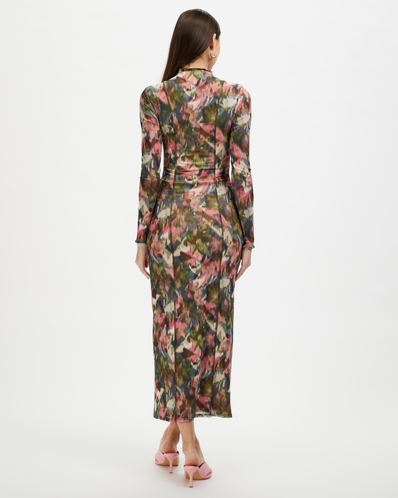 Celestial Dreams Mesh Midi Dress