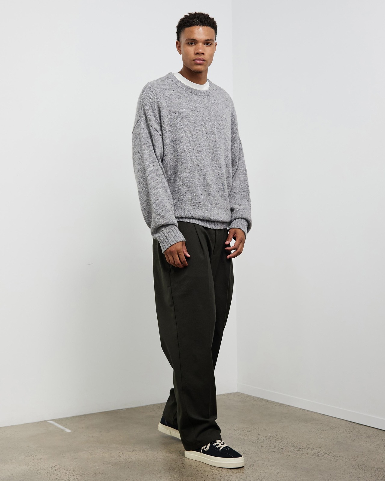 Eliot Organic Cotton Relaxed Straight Fit Trousers
