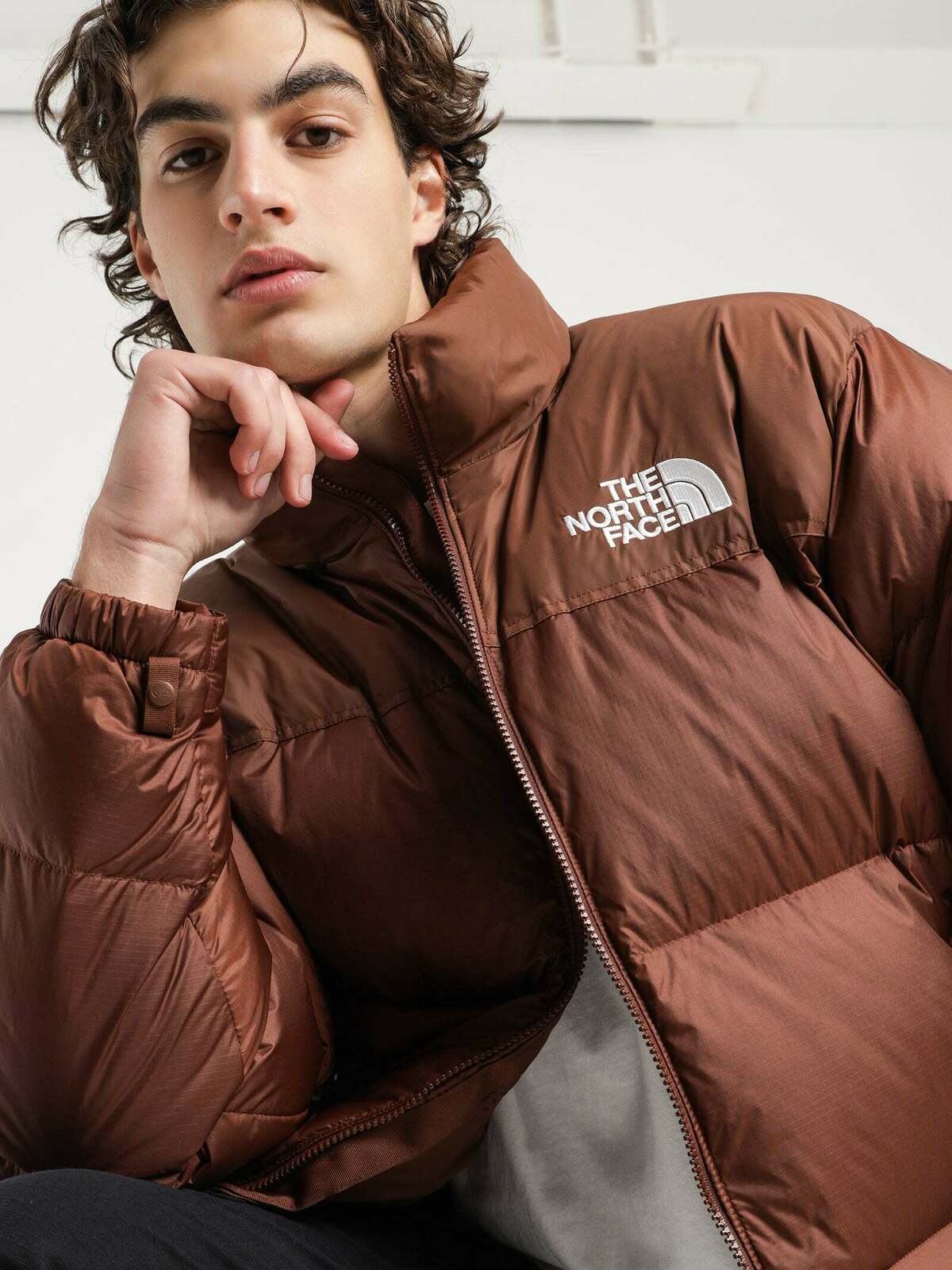 The North Face 1996 Retro Nuptse Jacket in Dark Oak - AirRobe