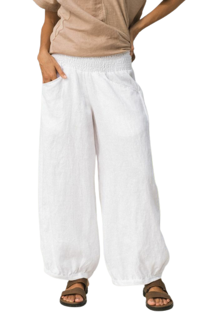 Sadhu Linen Pants White