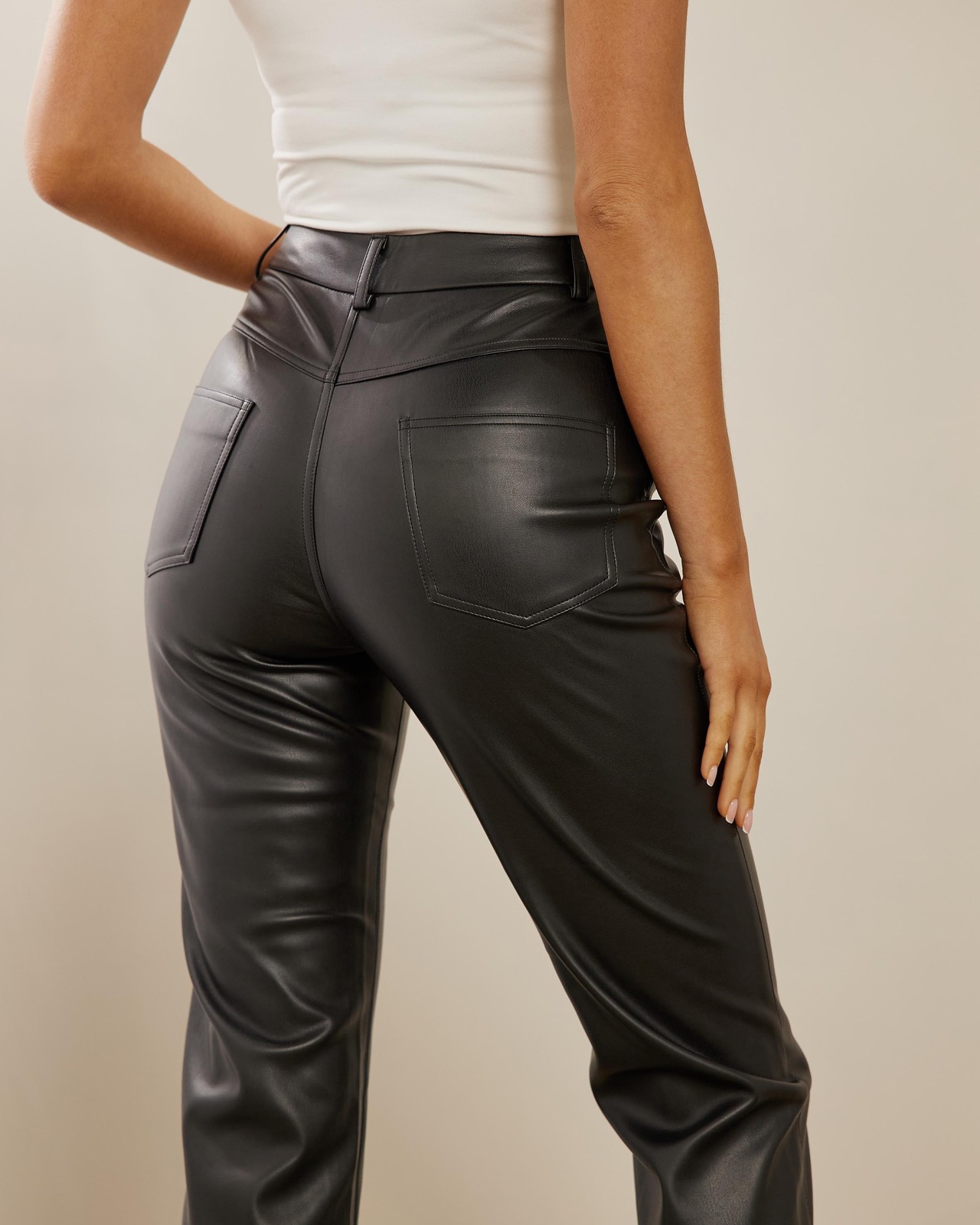 Ashley Leather Look Pants