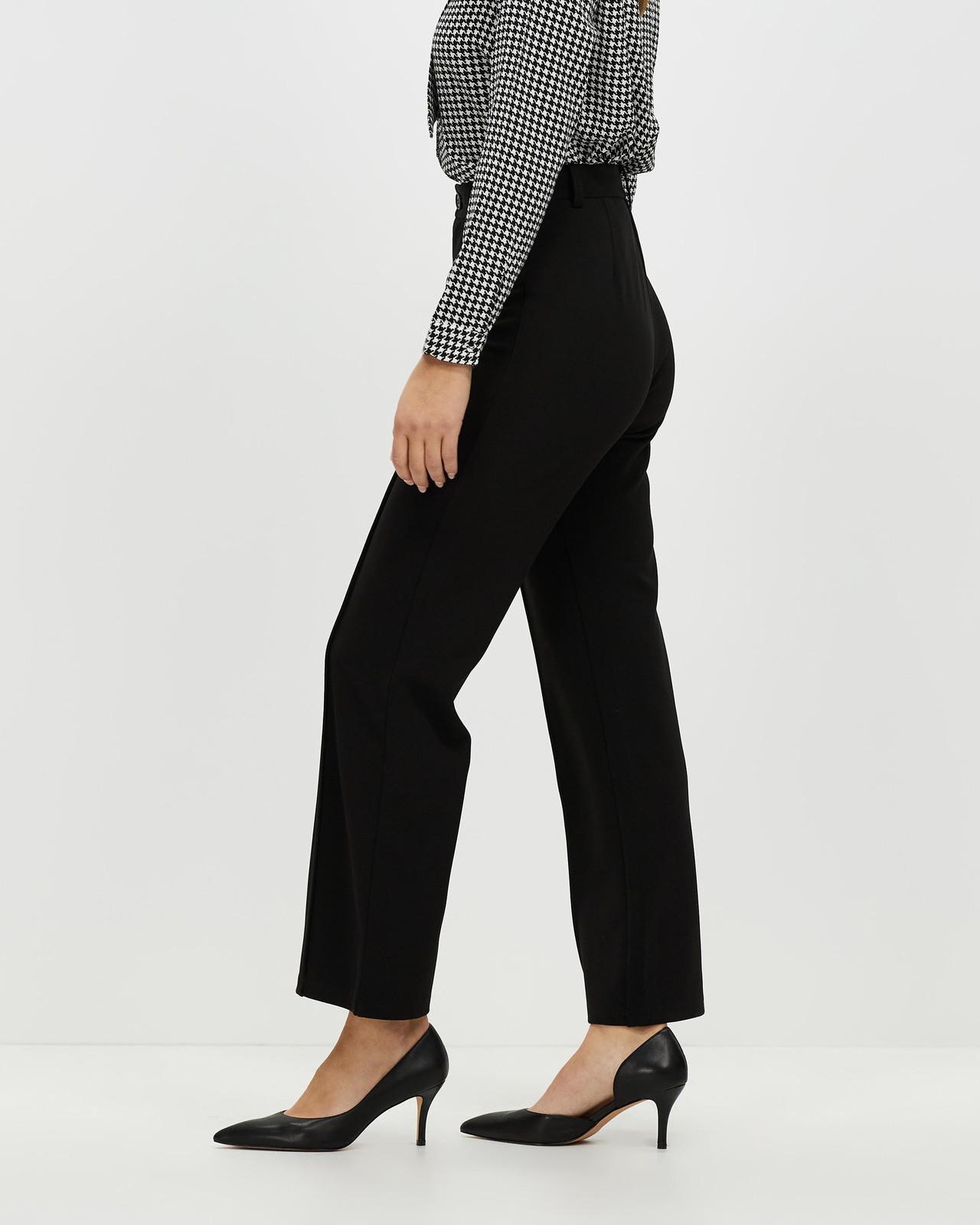Talena Crepe Stretch Pintuck Pants