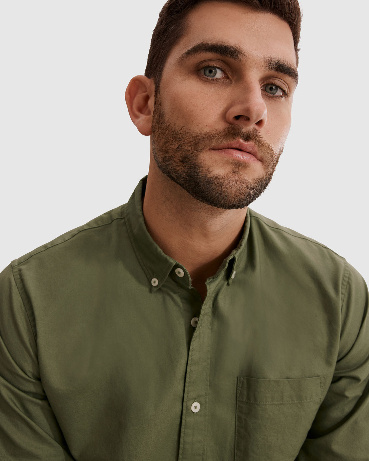 Regular Fit Washed Oxford Shirt