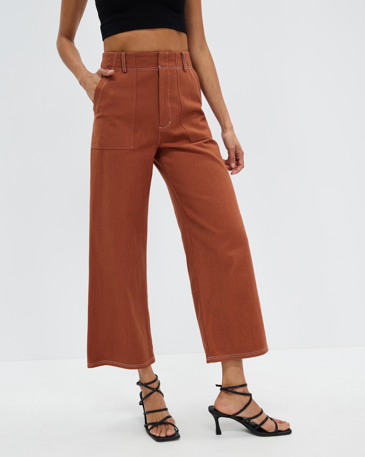 Organic Cotton Overstitch Pants
