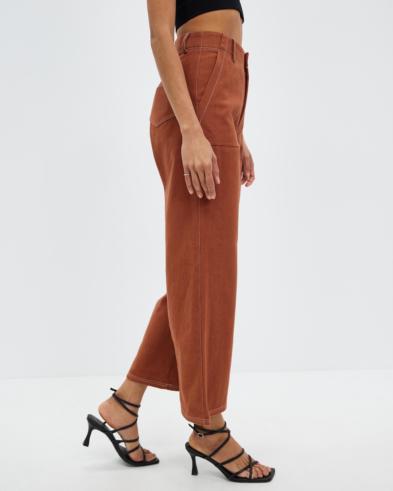 Organic Cotton Overstitch Pants