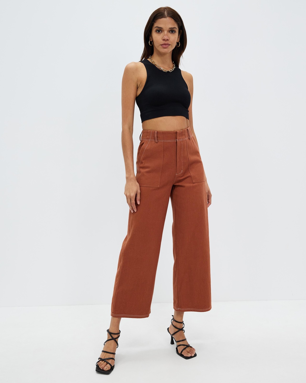 Organic Cotton Overstitch Pants