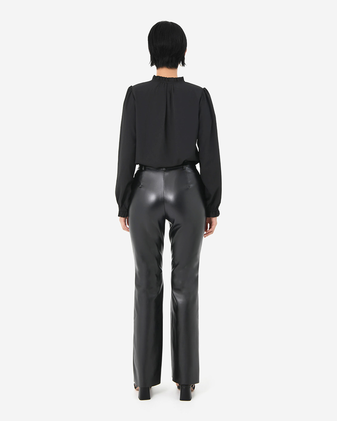 Racquel Faux Leather Pants
