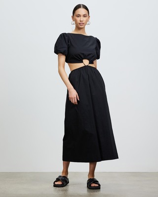 georgia alice bestie cut out dress GEORGIE EMBELLISHED GOWN in AFFECTION