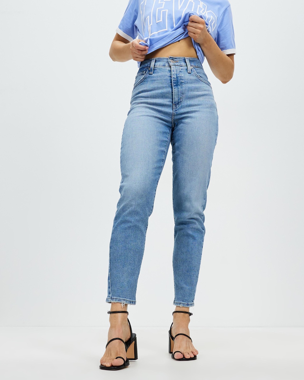High Waisted Mom Jeans