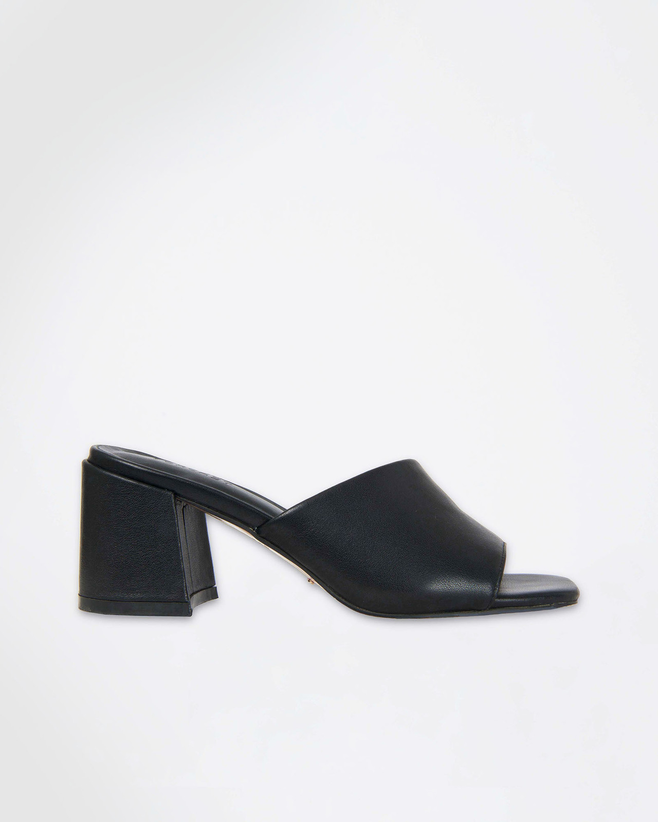 Kristin Leather Block Heel