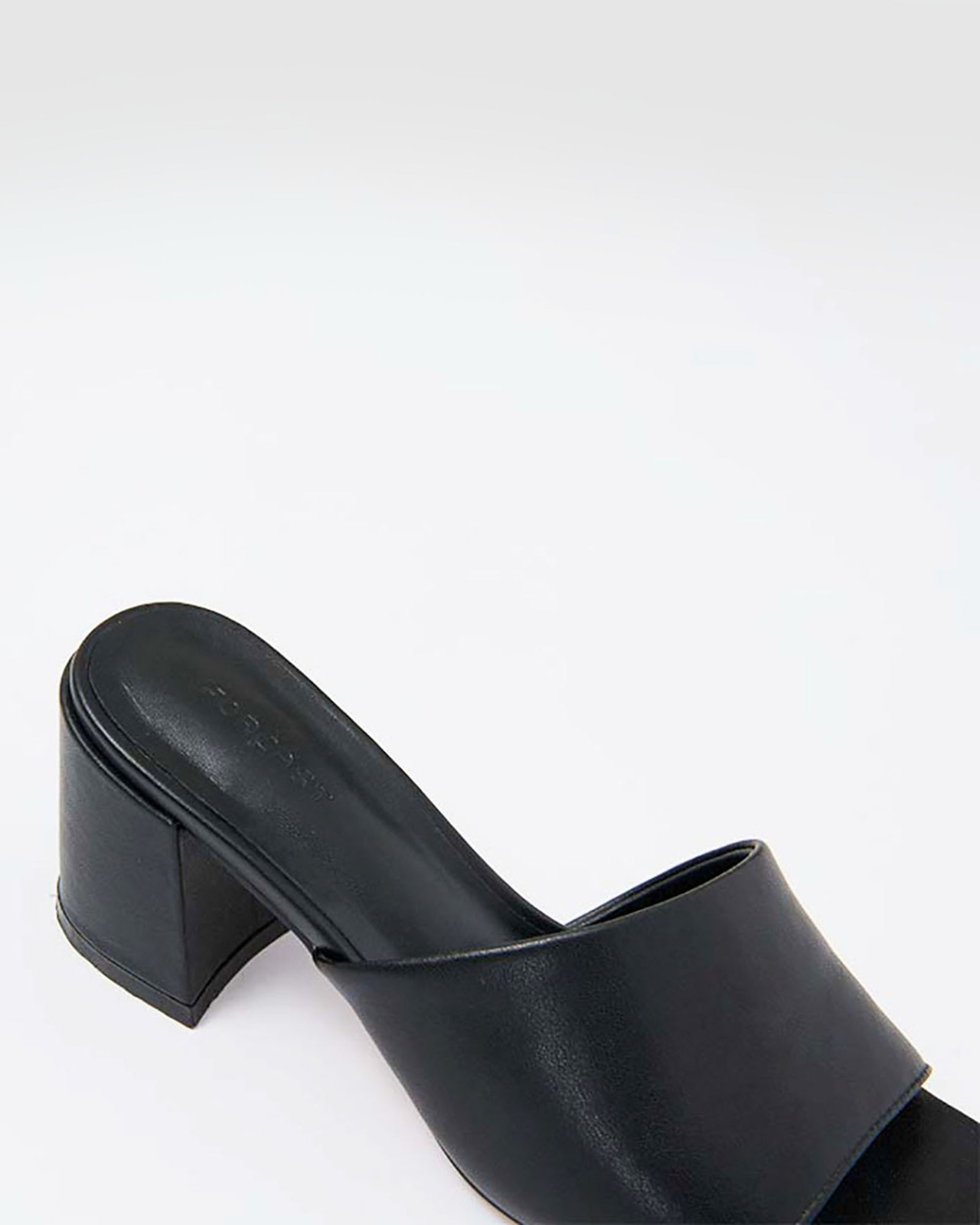 Kristin Leather Block Heel