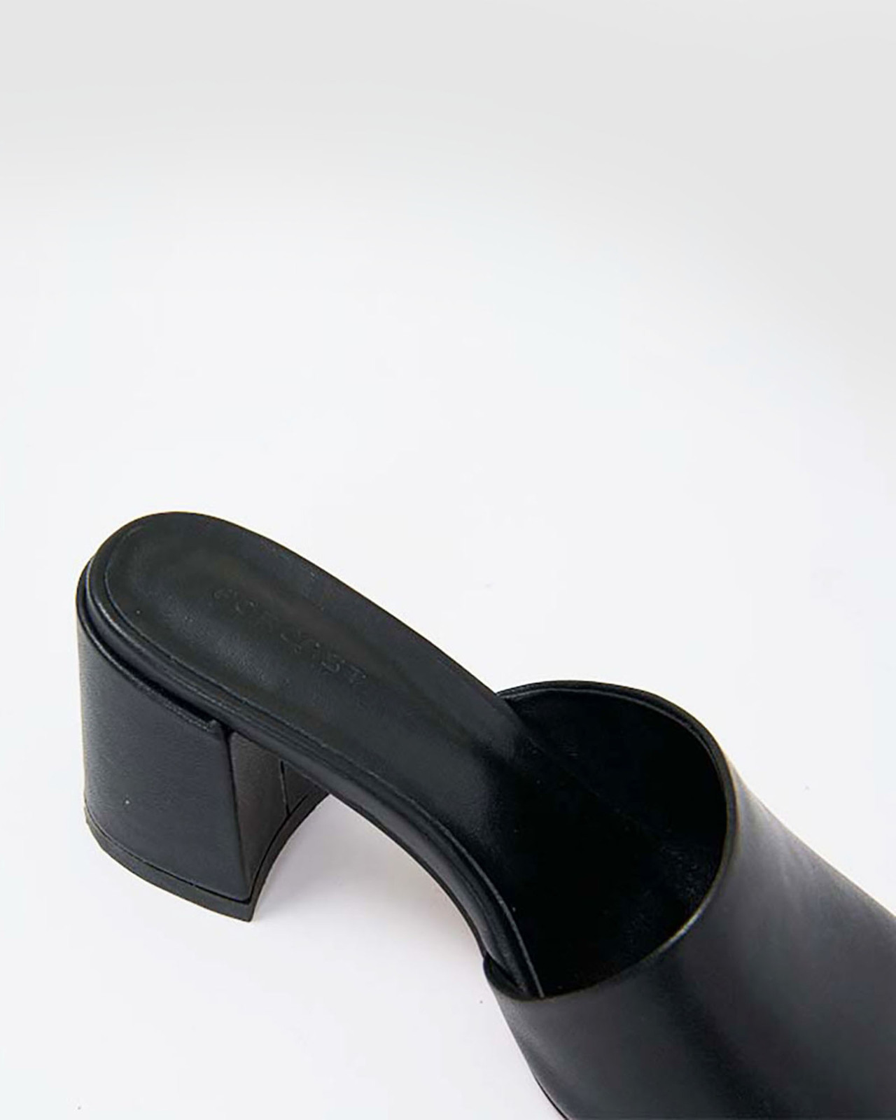 Kristin Leather Block Heel
