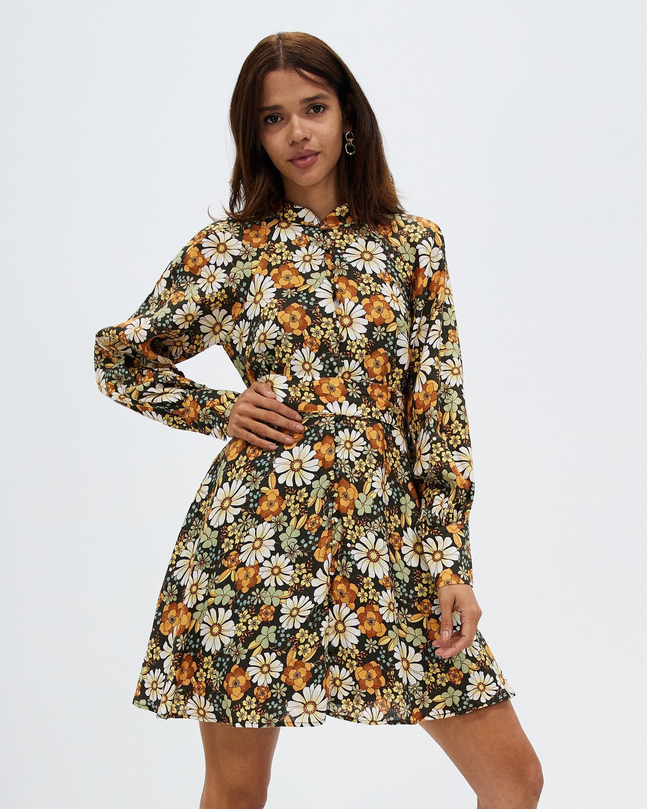 Fit and Flare Mini Dress