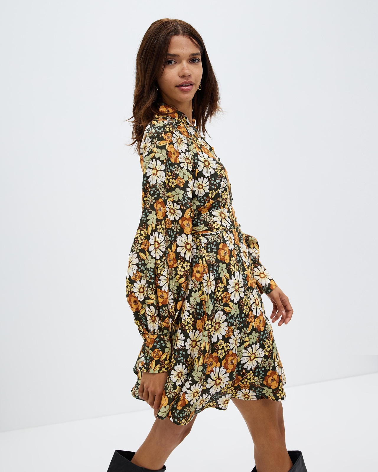 Fit and Flare Mini Dress