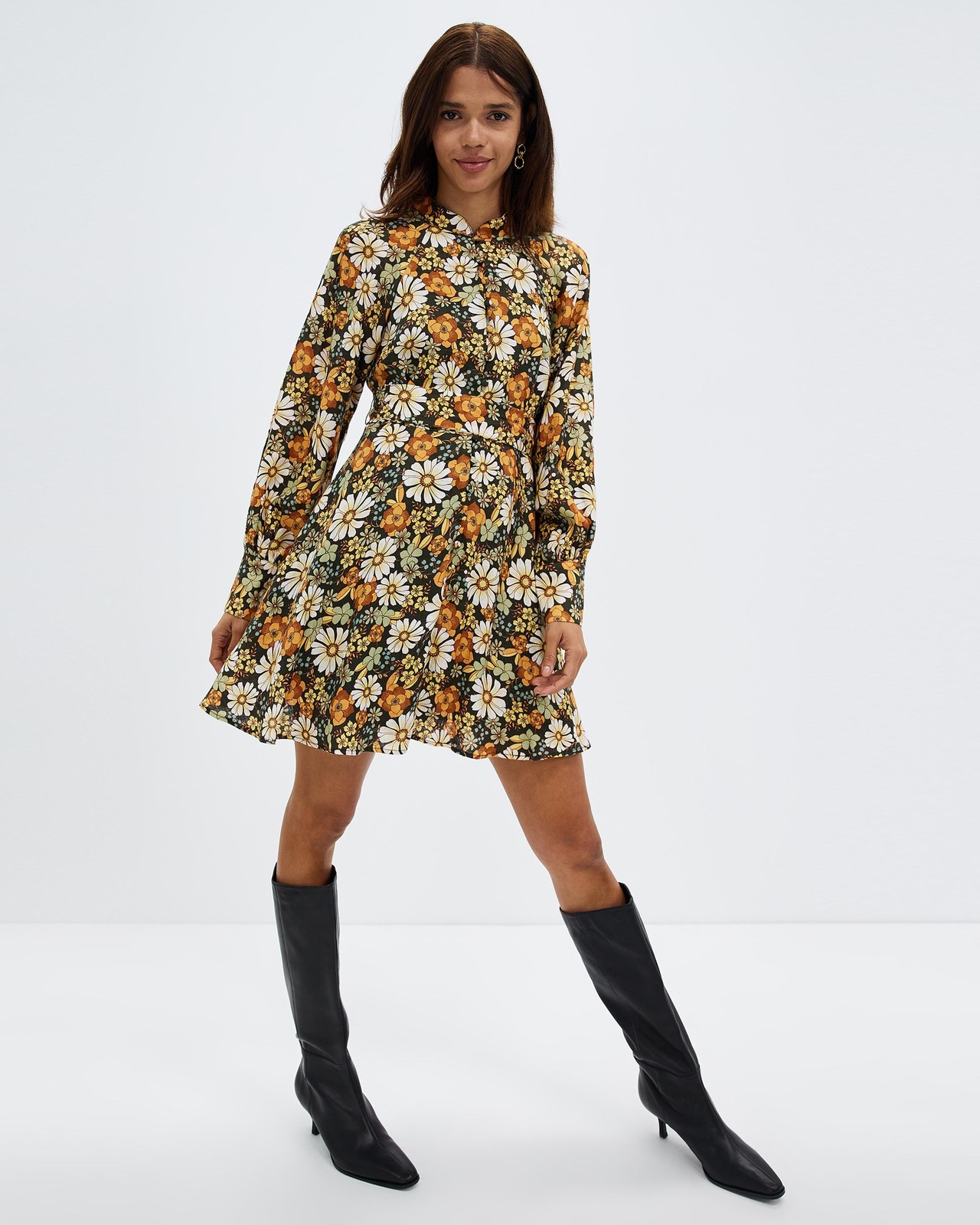 Fit and Flare Mini Dress