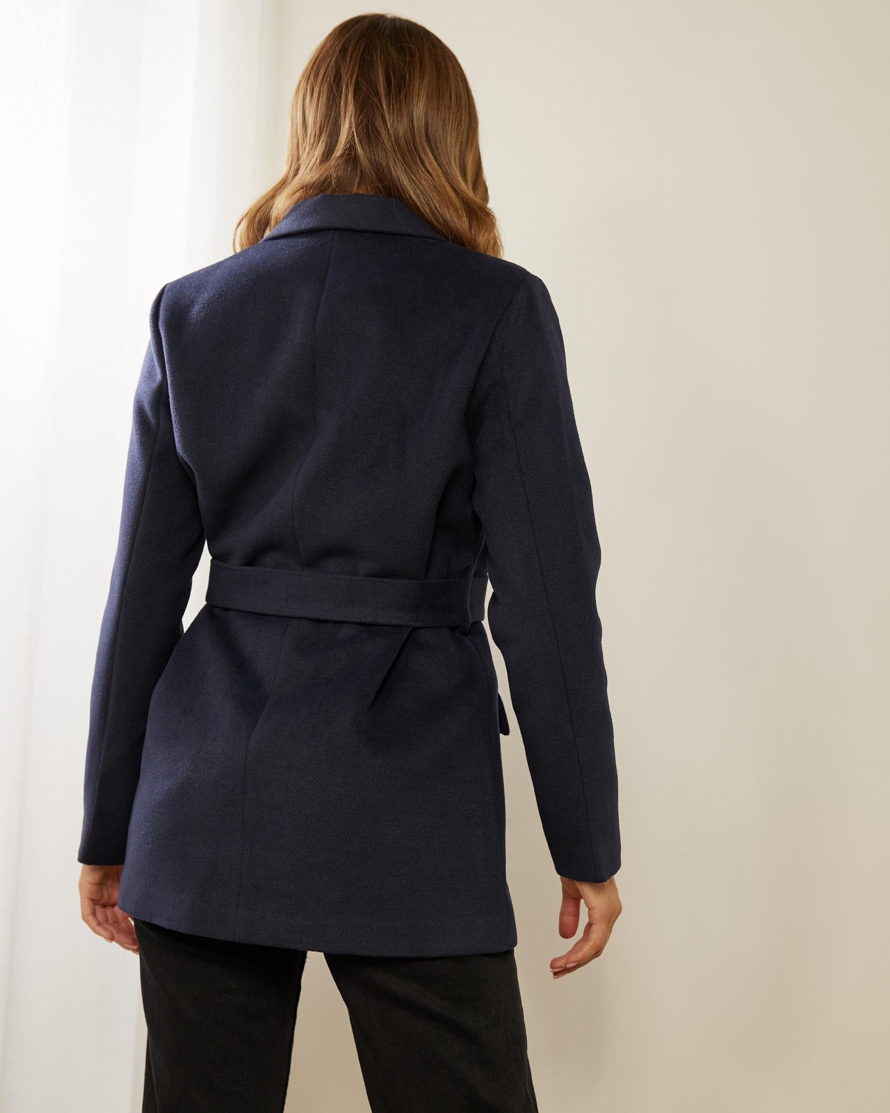 Saige Waist Tie Coat