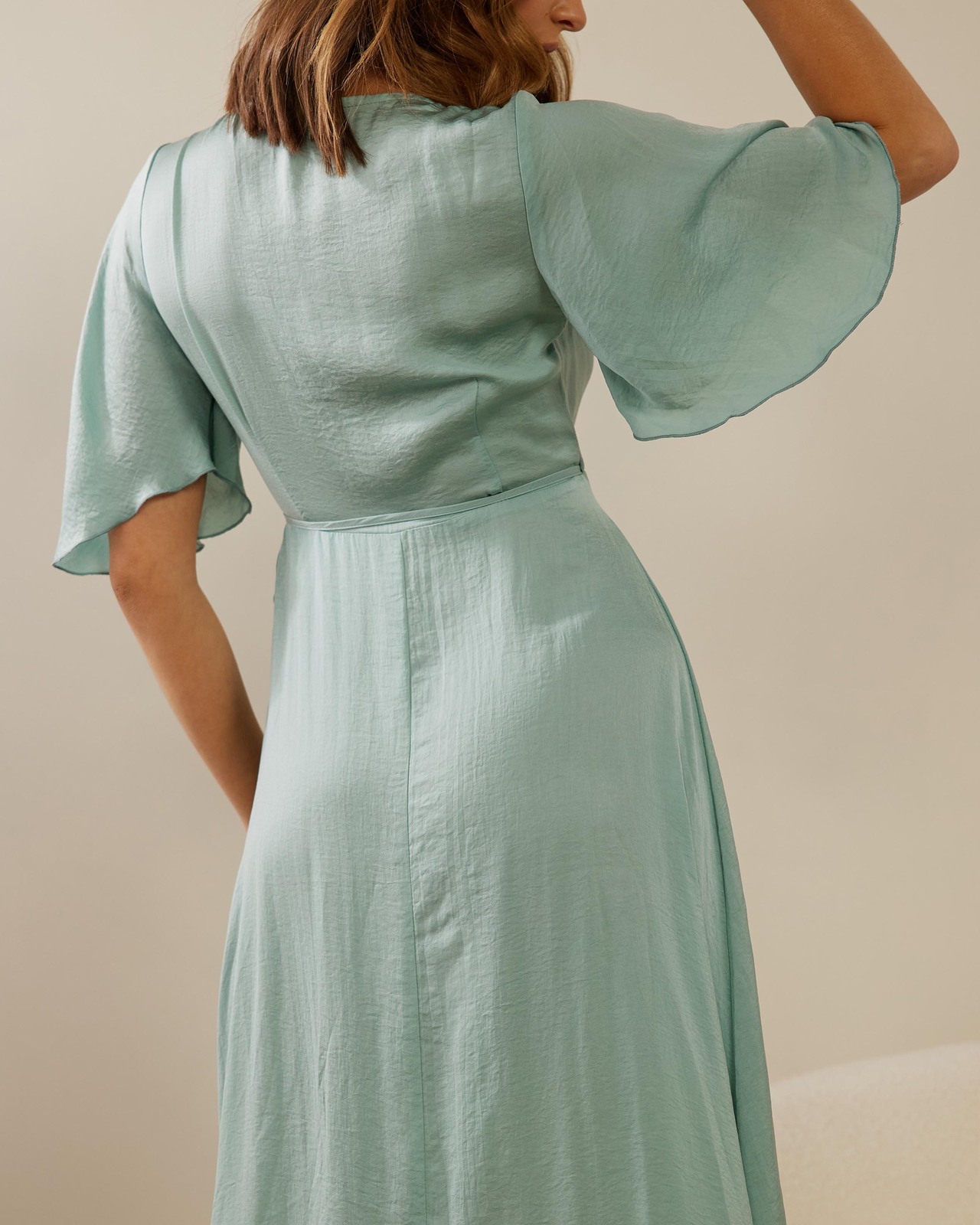 Ursula Wrap Midi Dress