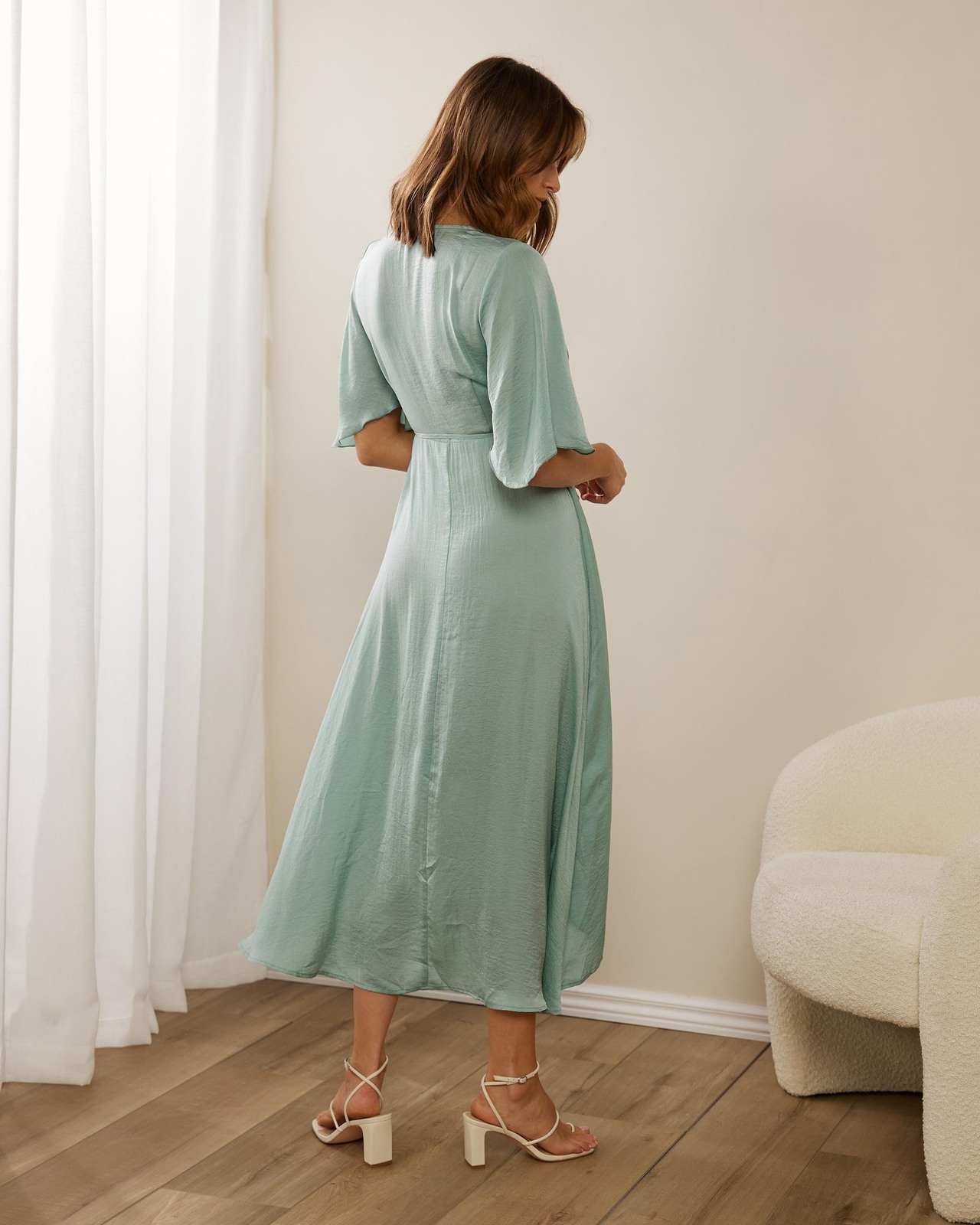 Ursula Wrap Midi Dress