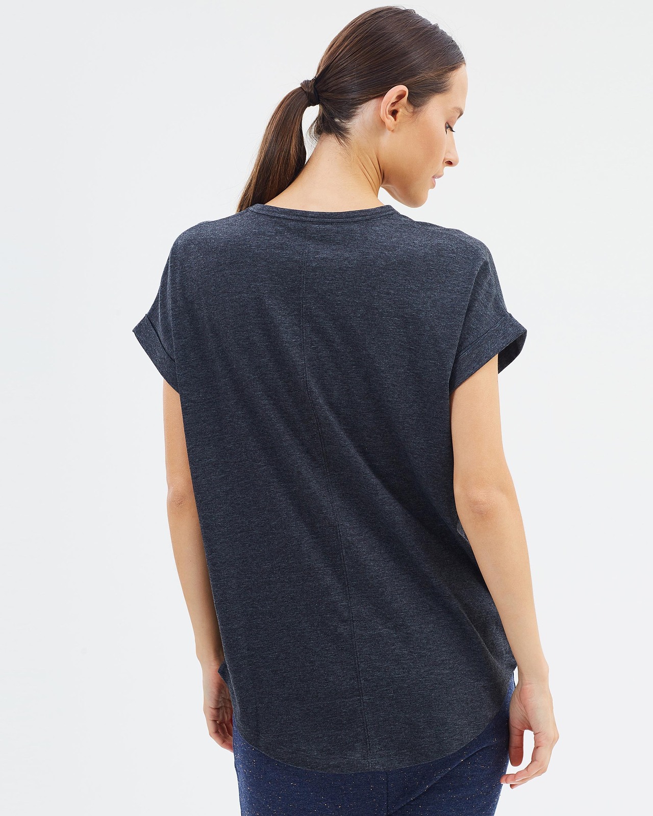 Logo Roll Sleeve Tee