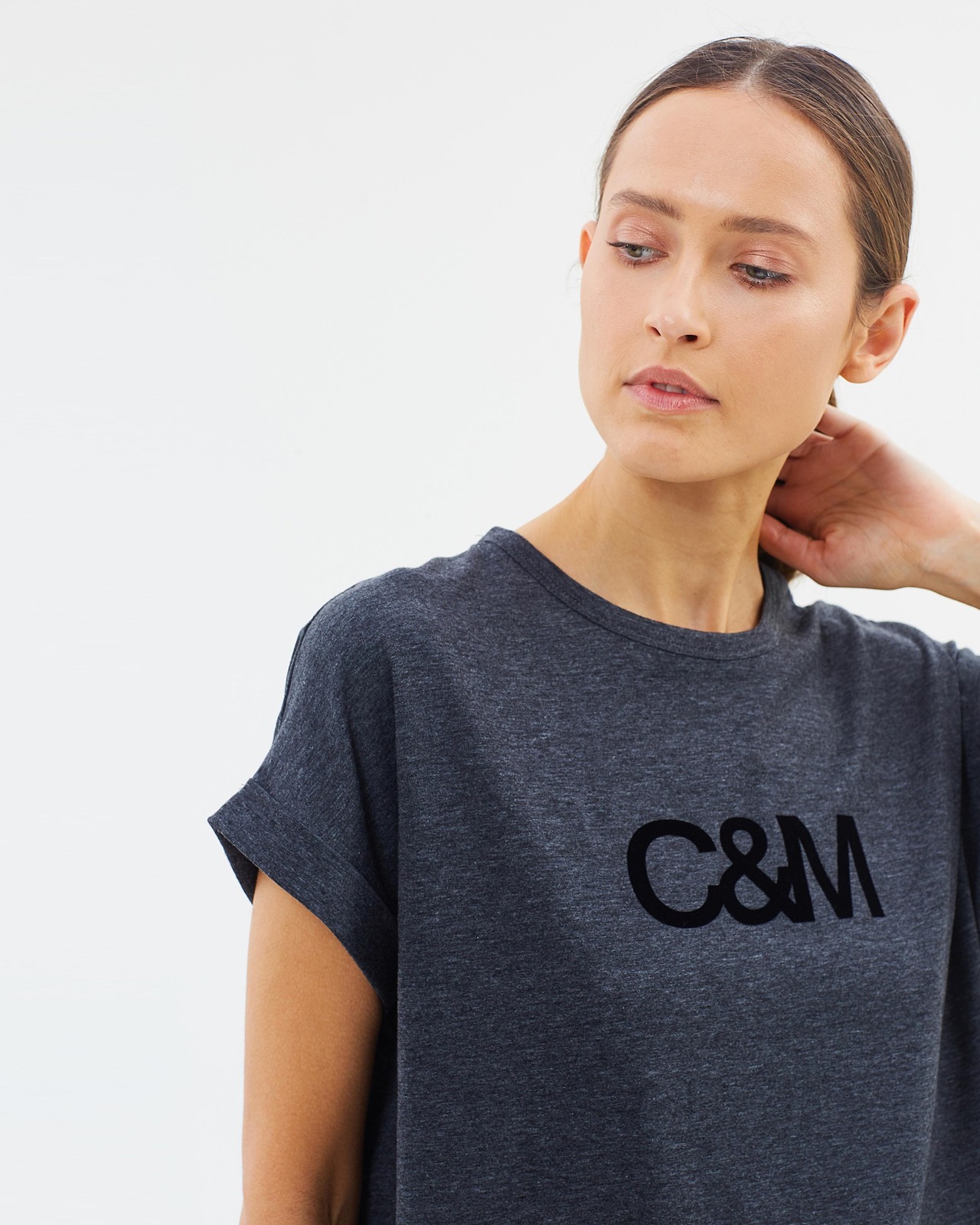 Logo Roll Sleeve Tee