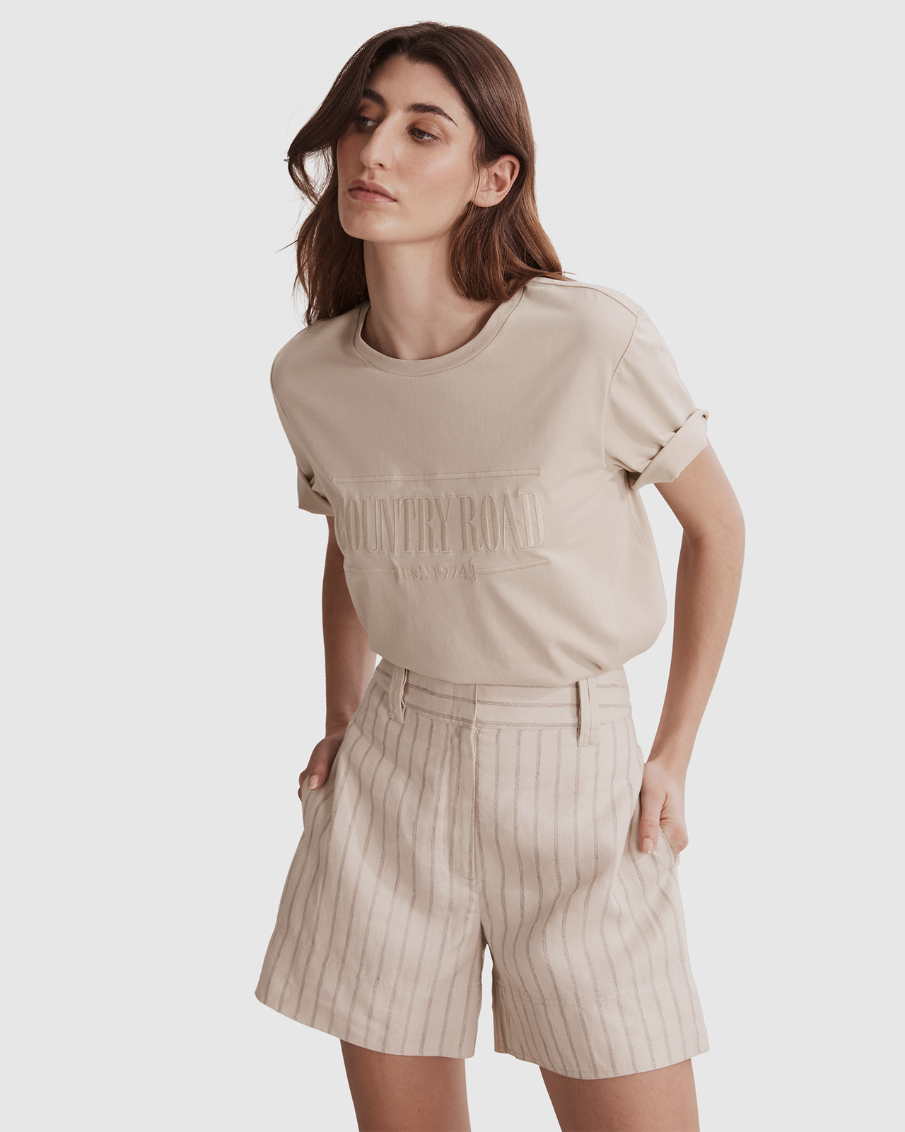 Verified Australian Cotton Heritage Embroidered T-shirt