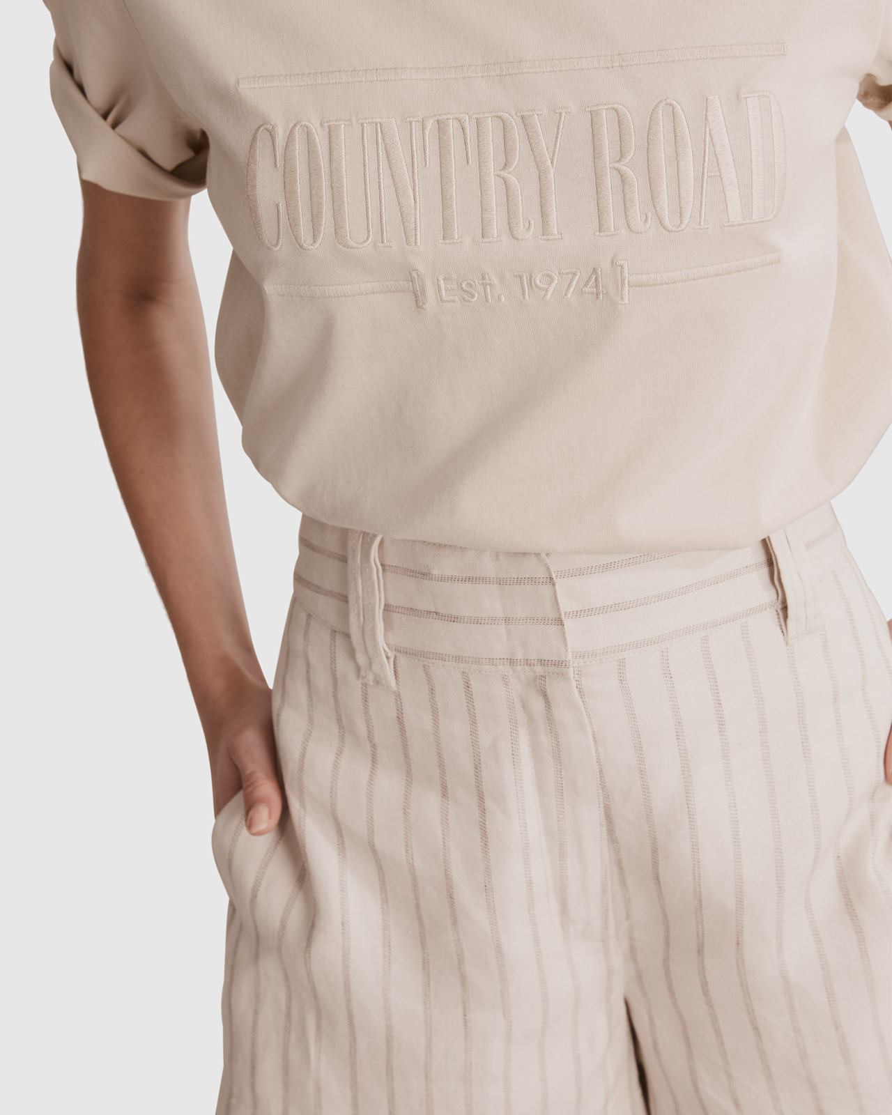 Verified Australian Cotton Heritage Embroidered T-shirt