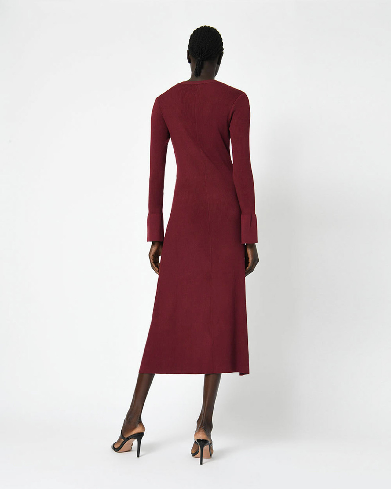Rebekah Flared Sleeve Knit Dress
