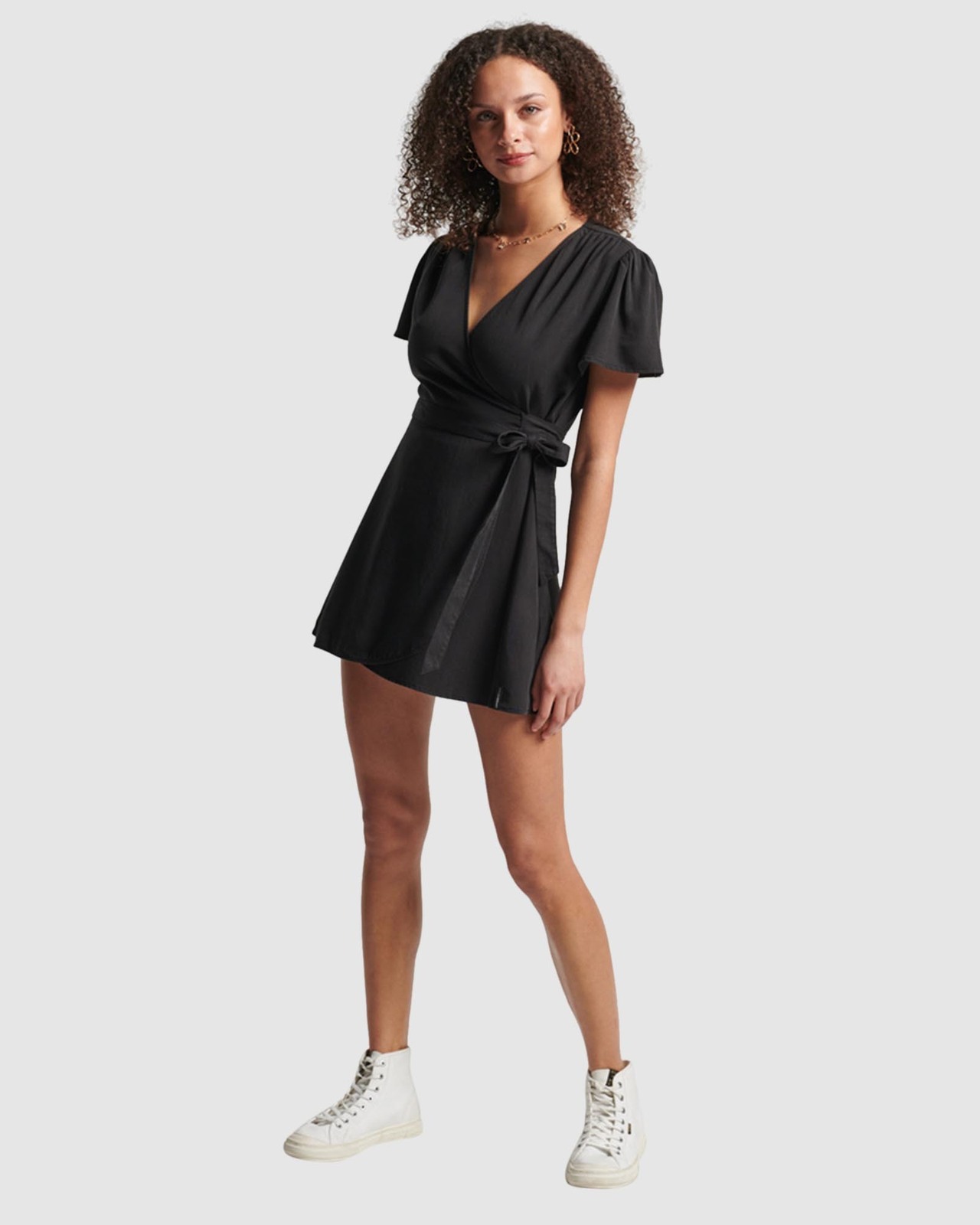 Superdry Vintage Mini Wrap Dress - AirRobe Superdry Vintage Mini Wrap Dress - AirRobe