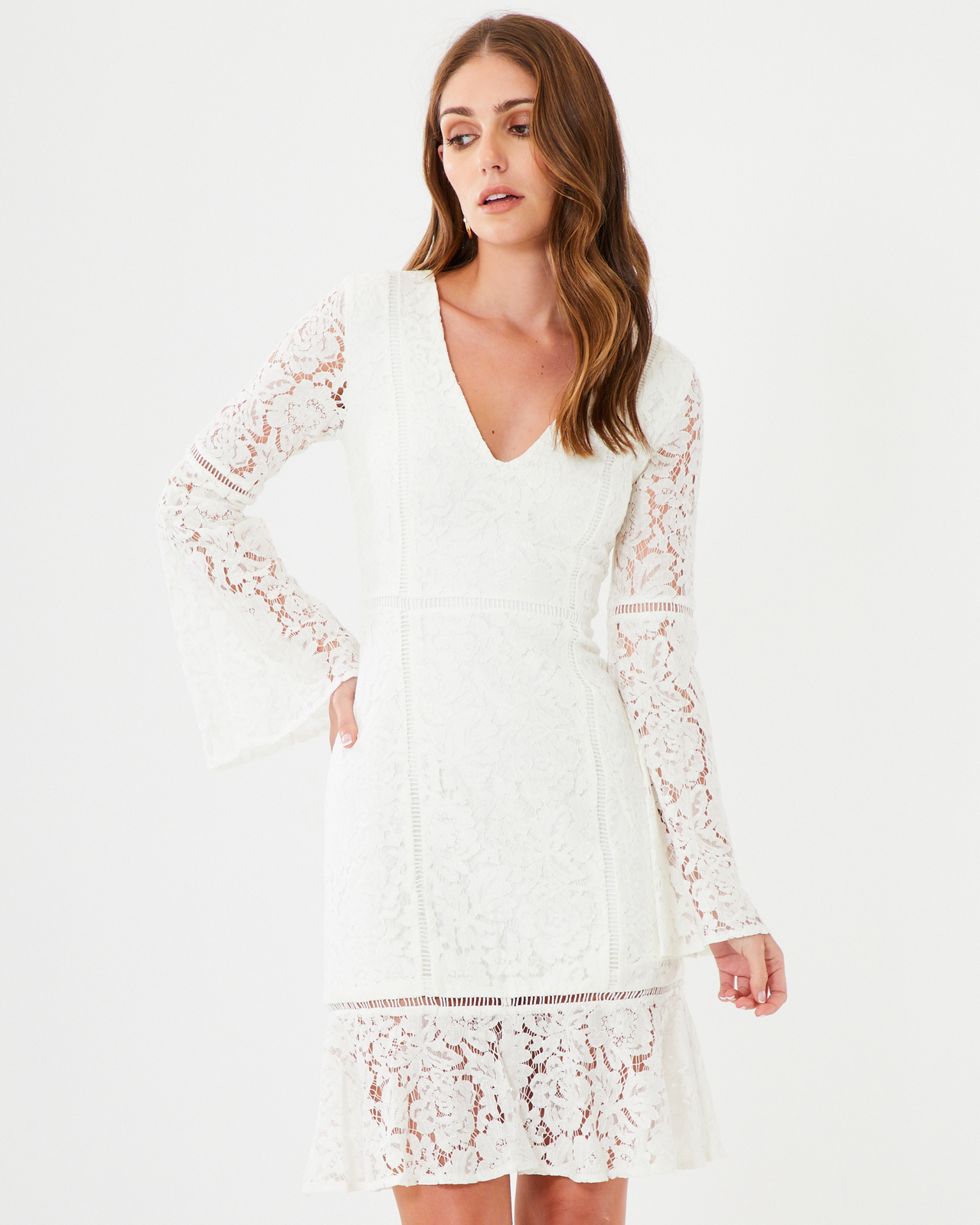 Valentina Lace Midi Dress