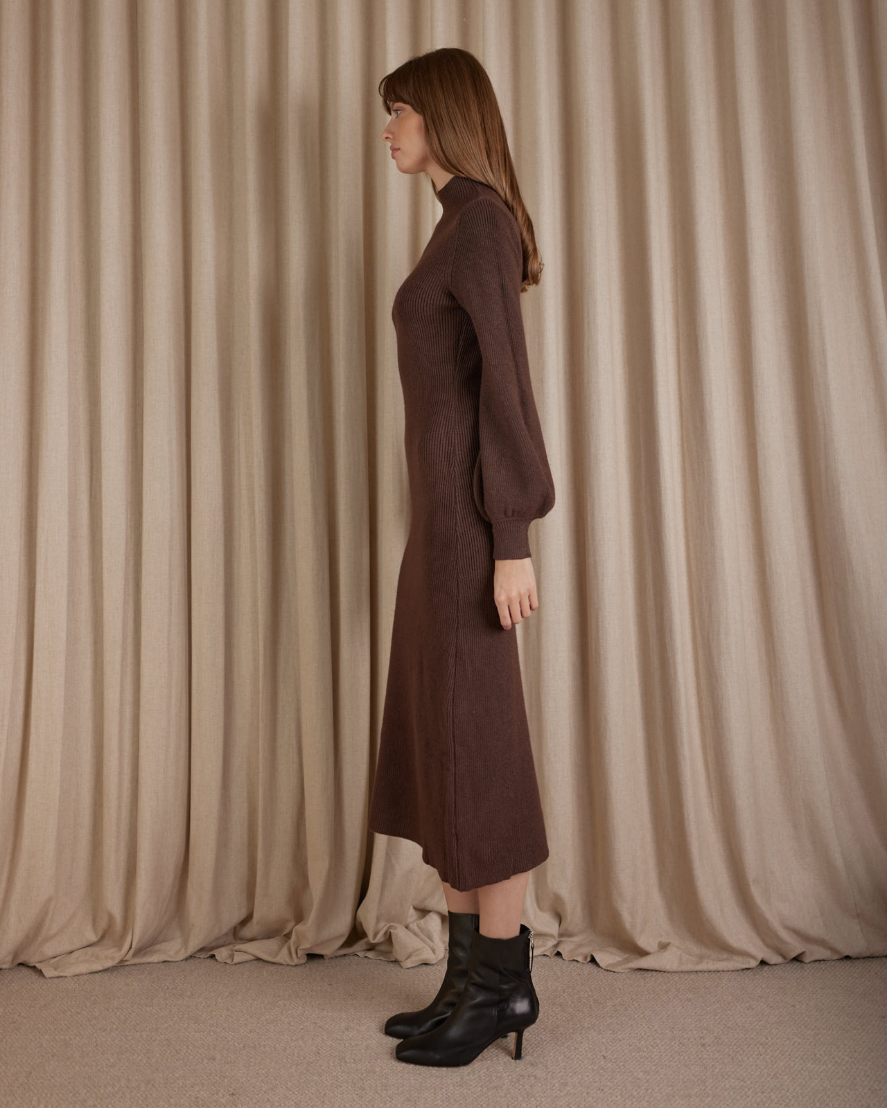 Pinto High Neck Knit Dress