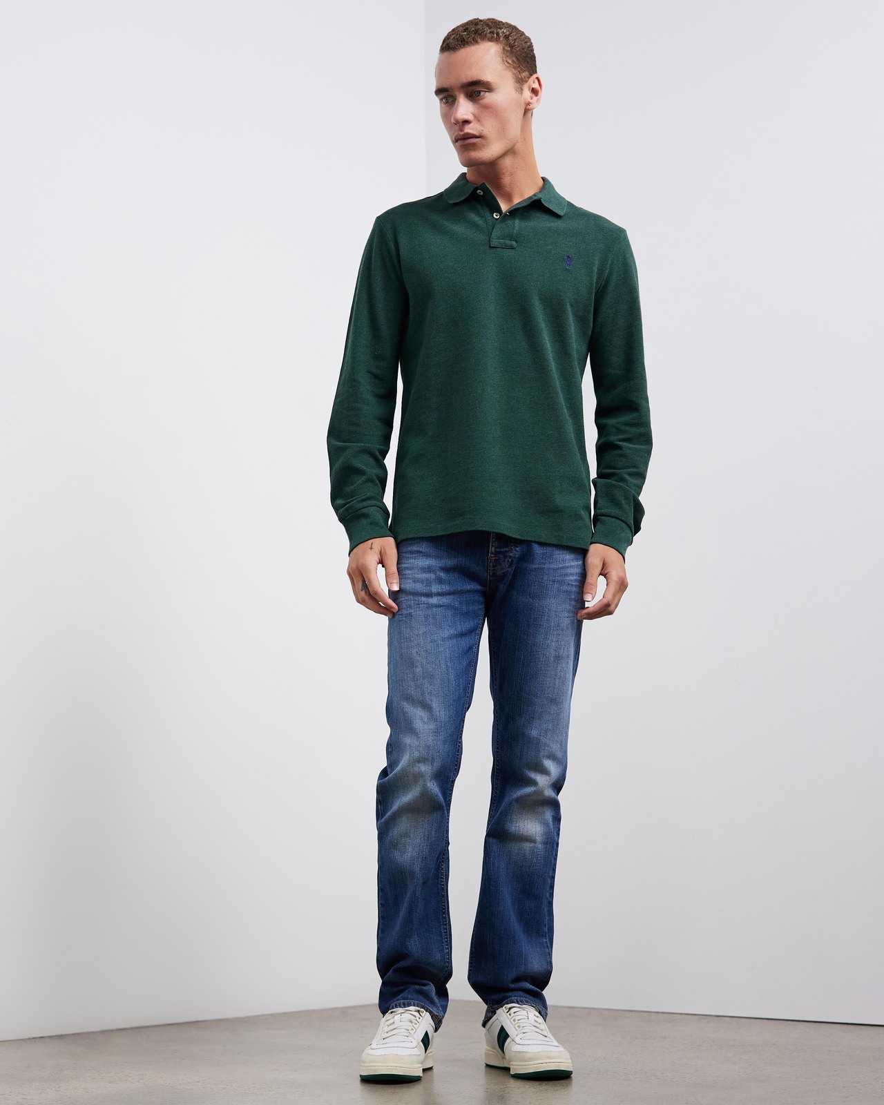 Custom Slim Fit Mesh Polo Shirt