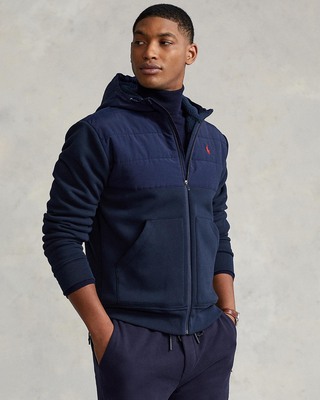 Half zip hoodie polo Clearance